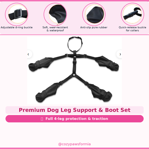 Waterproof Dog Shoes Adjustable